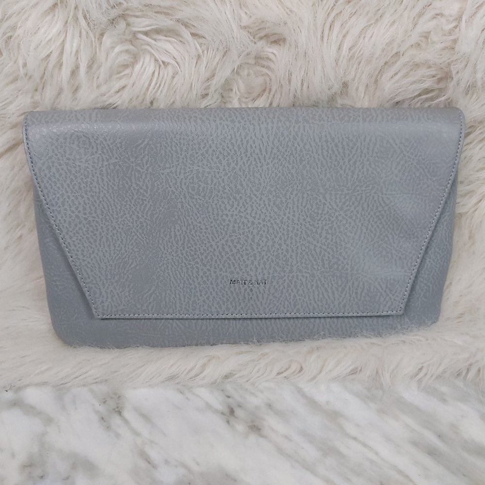 Mat & Nat Women's Light Grey Pouch